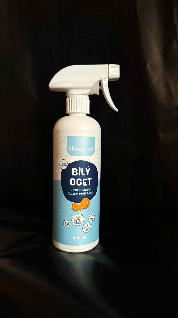 Allnature Bílý ocet sprej 10% s vůní pomeranče (500 ml)