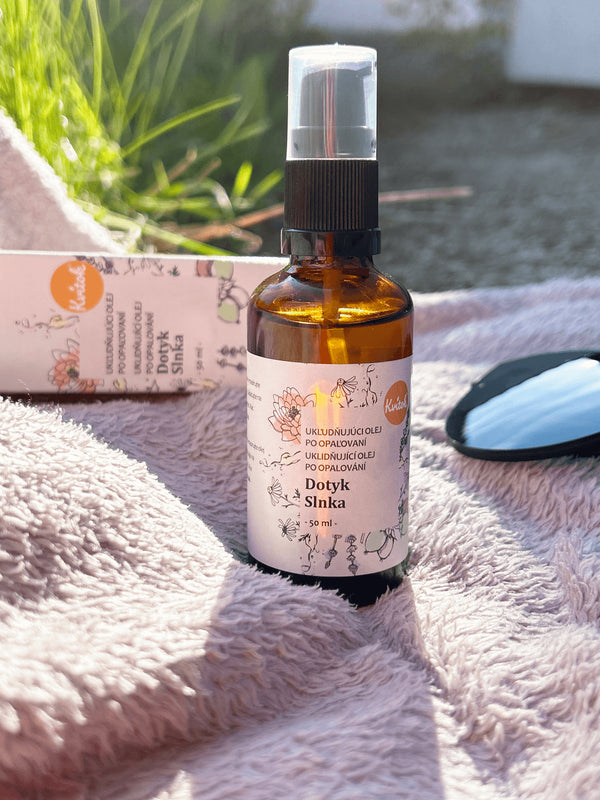 Kvitok Uklidňující olej po opalování Dotek slunce (50 ml)