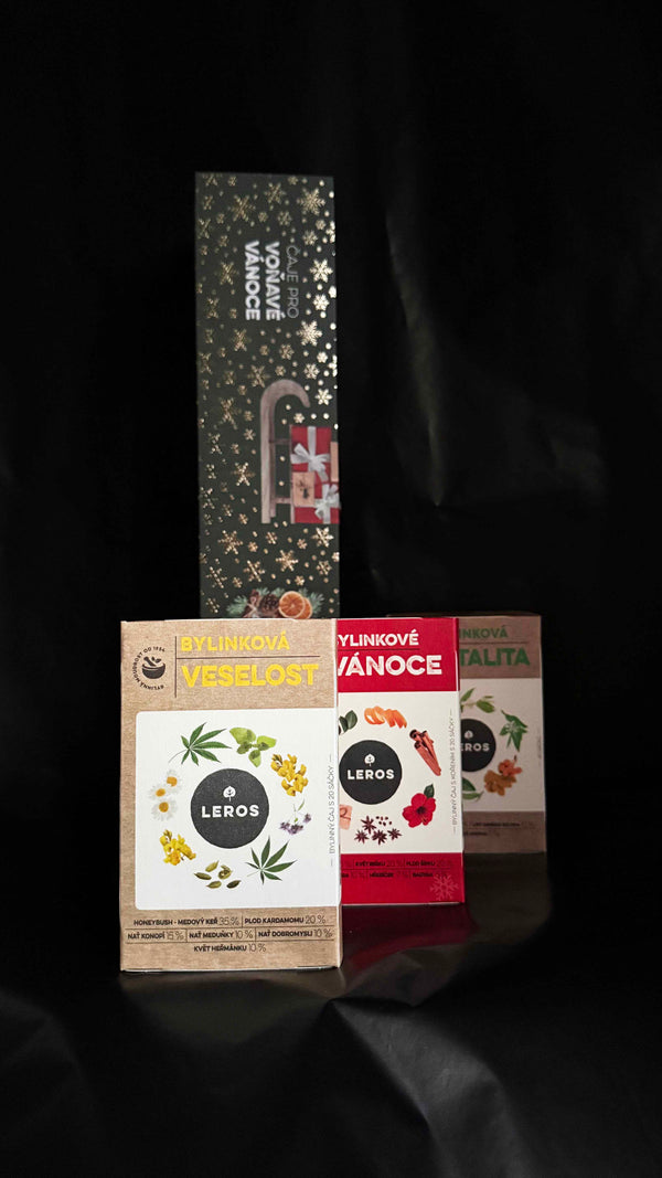 LEROS Dárková sada (3 x 20 nálev. sáčků) - Čaje pro voňavé Vánoce