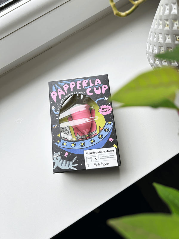 Einhorn Menstruační kalíšek Papperlacup - S