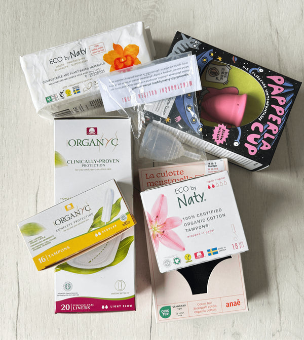Anaé by Ecodis Menstruační kalhotky Panty na slabou menstruaci - černé