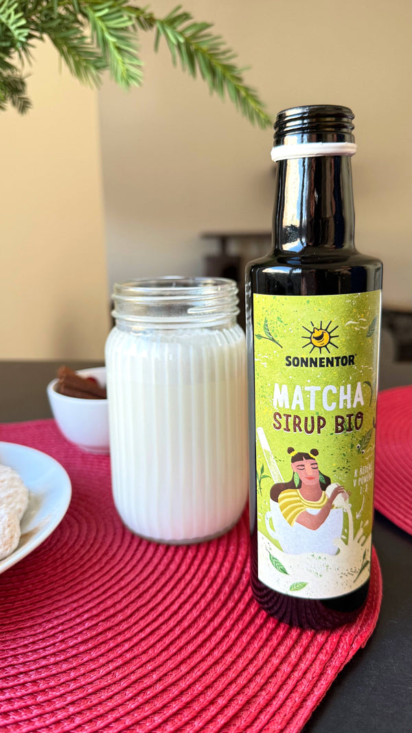 Sonnentor Sirup BIO - Matcha (250 ml)