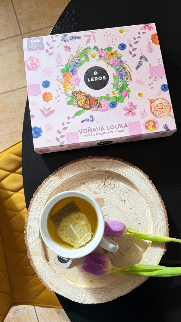 LEROS Dárková sada bylinných čajů Voňavá louka - nálev. sáčky (6 x 5 ks)
