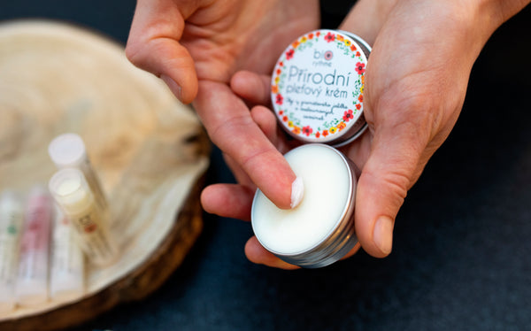 Biorythme Přírodní krém pro citlivou pleť - Granátové jablko a meloun (30 ml)