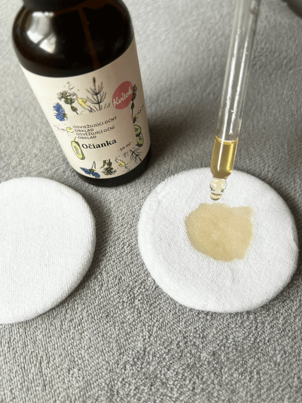 Kvitok Osvěžující obklad na oči Očianka (50 ml)