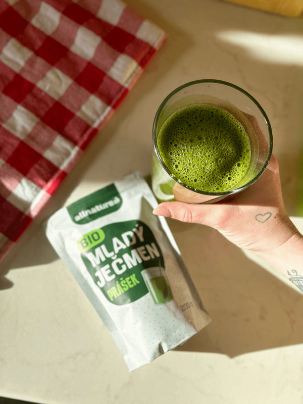 Allnature Mladý ječmen prášek BIO