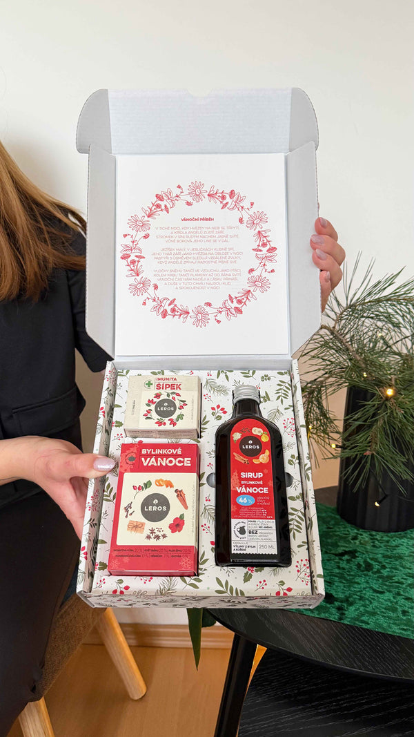 LEROS Dárková sada (3 ks) - Bylinkové Vánoce
