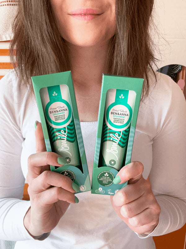 Ben & Anna Zubní pasta s fluoridem (75 ml) - Spearmint