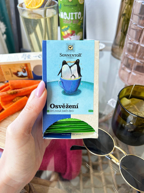 Sonnentor Bylinná směs Osvěžení BIO - nálevové sáčky (18 x 1,2 g)