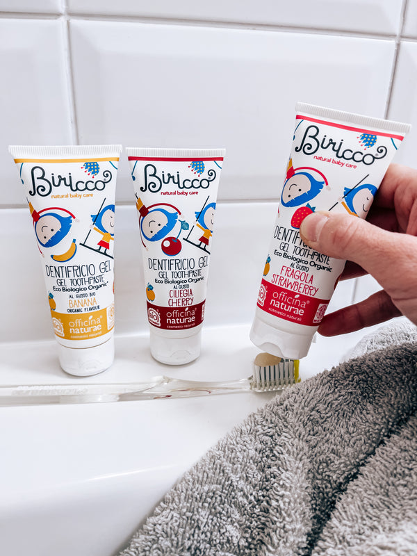 Officina Naturae Dětská zubní pasta - třešeň (75 ml)