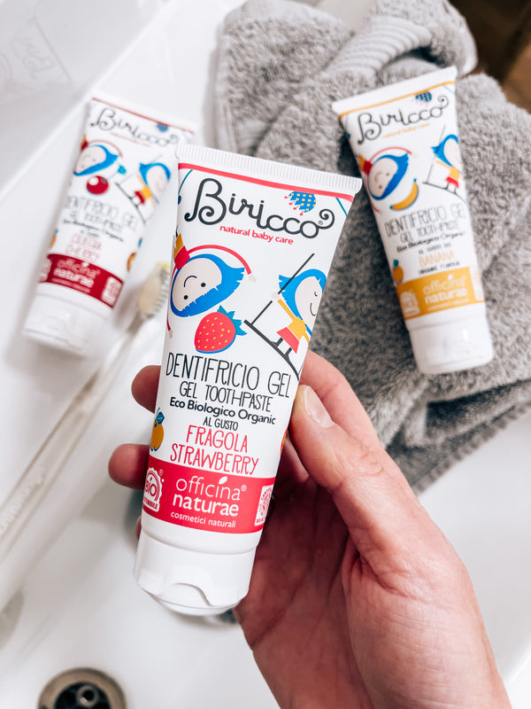 Officina Naturae Dětská zubní pasta - jahoda (75 ml)