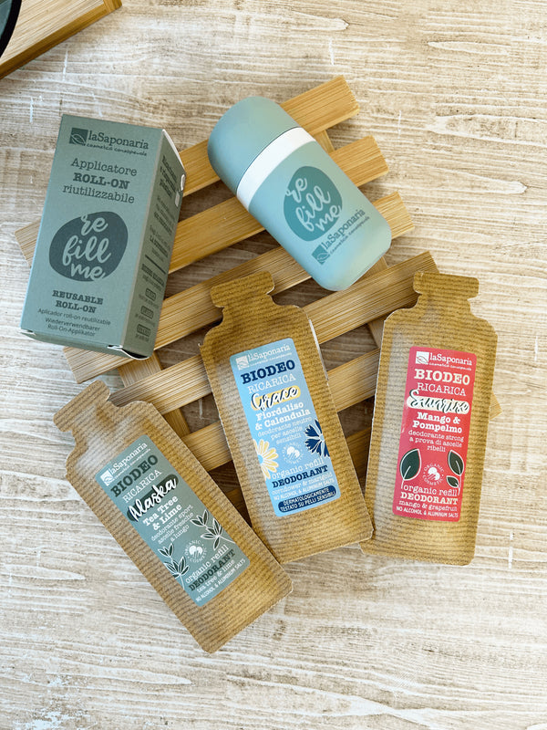 laSaponaria Aplikátor na roll-on deodorant - znovuplnitelný