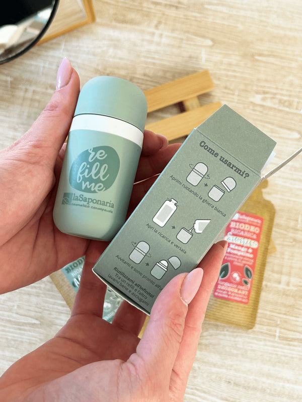 laSaponaria Náplň do roll-on deodorantu Alaska - Limeta & Šalvěj BIO (40 ml)