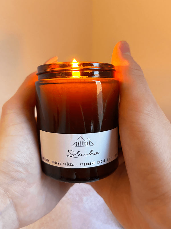 Svíčkuj Vonná svíčka - Láska (180 ml)
