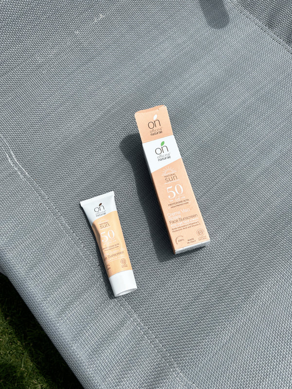 Officina Naturae Opalovací krém na obličej SPF 50 - zpevňující - vzorek (3 ml)