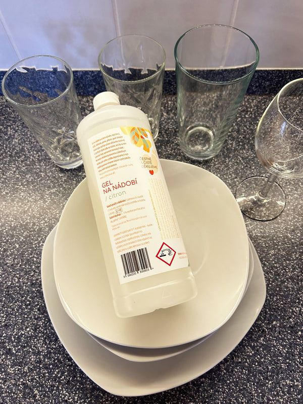 Natuty Gel na nádobí s vůní citronu (1 l)