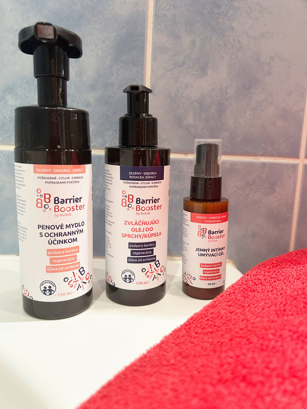 Kvitok Barrier Booster Jemný intimní mycí gel (50 ml)