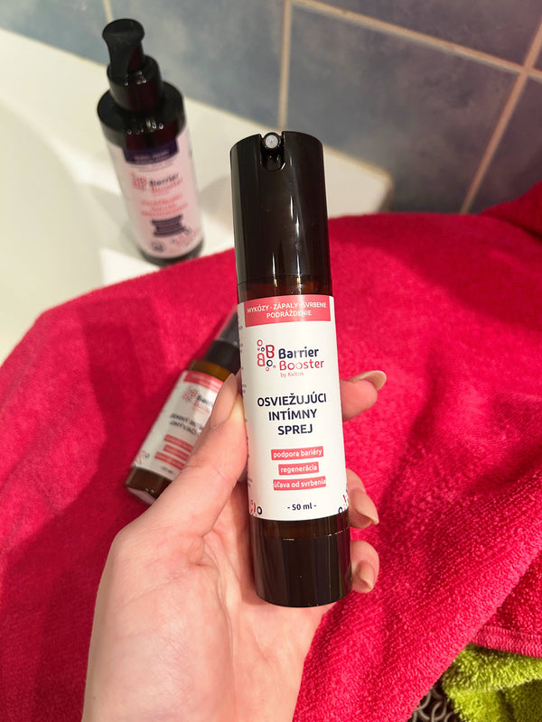 Kvitok Barrier Booster Osvěžující intimní sprej (50 ml)