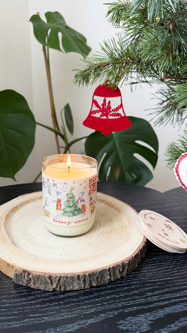 Rozvoněno Vonná svíčka - Voňavý advent (300 ml)
