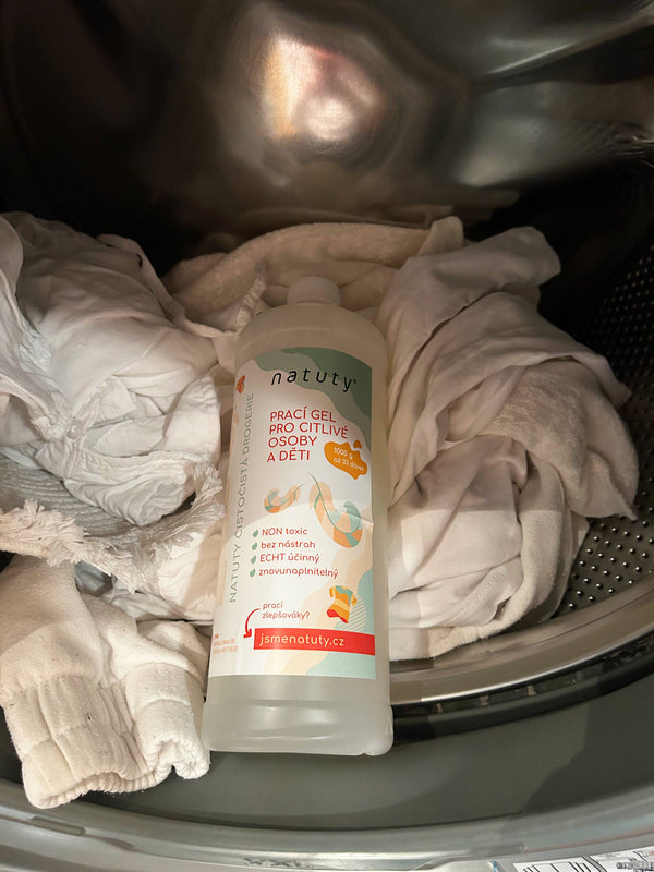 Natuty Prací gel pro citlivé osoby a děti (1 l)