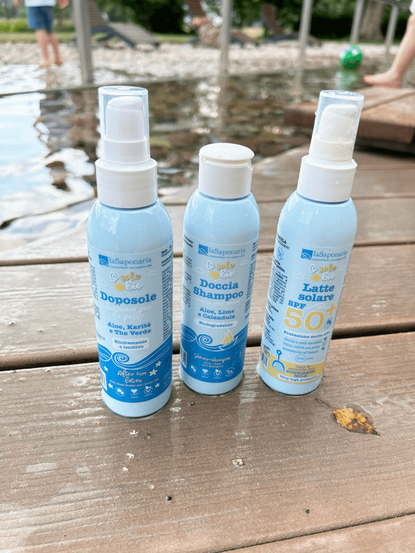 laSaponaria Zvýhodněná sada 2+1 zdarma - Kompletní opalovací péče