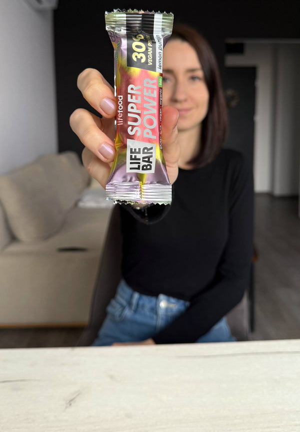 Lifefood Tyčinka Lifebar citronová Super Power BIO (40 g)