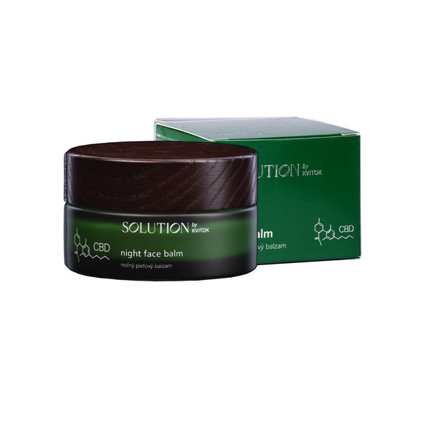 Kvitok Solution Konopný pleťový krém - noční (30 ml)
