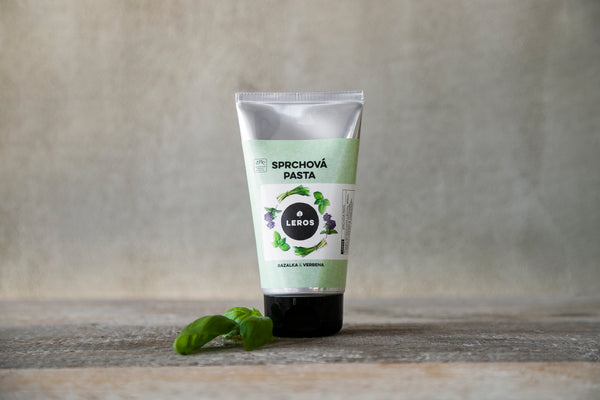 LEROS Sprchová pasta (130 ml) - Bazalka & verbena