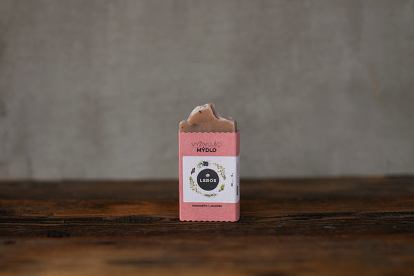 LEROS Vyživující mýdlo (90 g) - Rozmarýn & jalovec