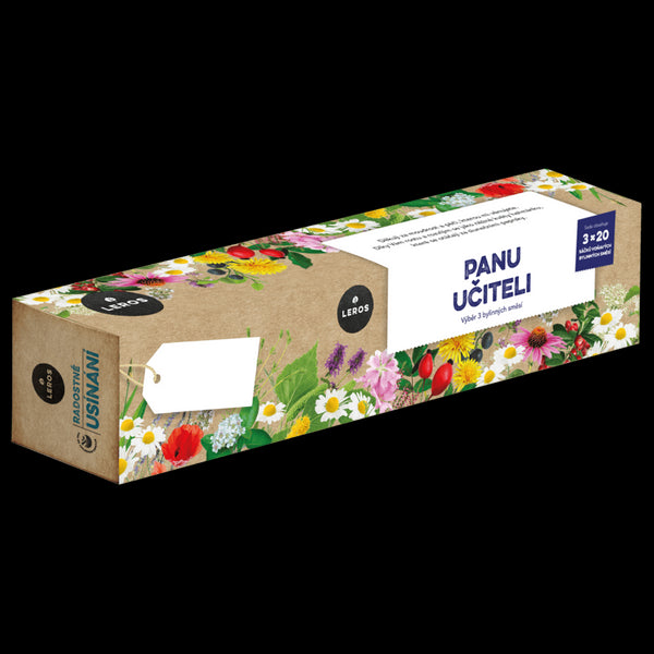 LEROS Dárková sada (3 x 20 nálev. sáčků) - Panu učiteli