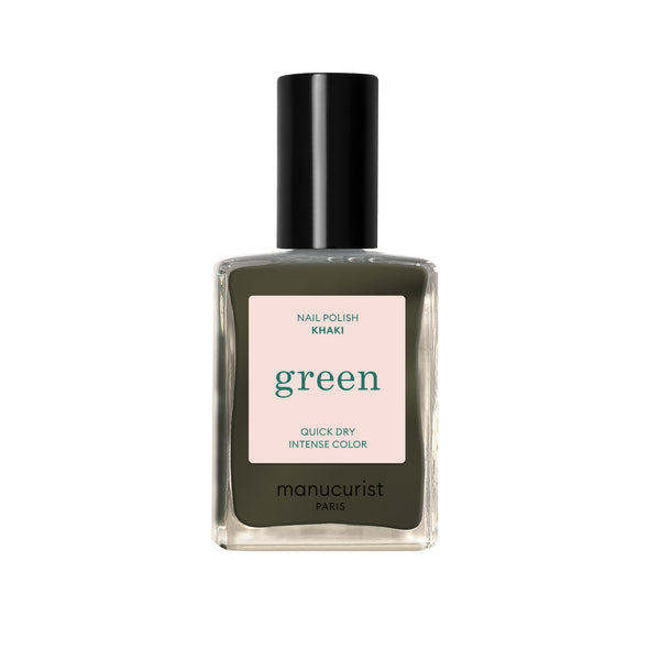 Manucurist Green schnoucí lak na nehty - Khaki (15 ml)