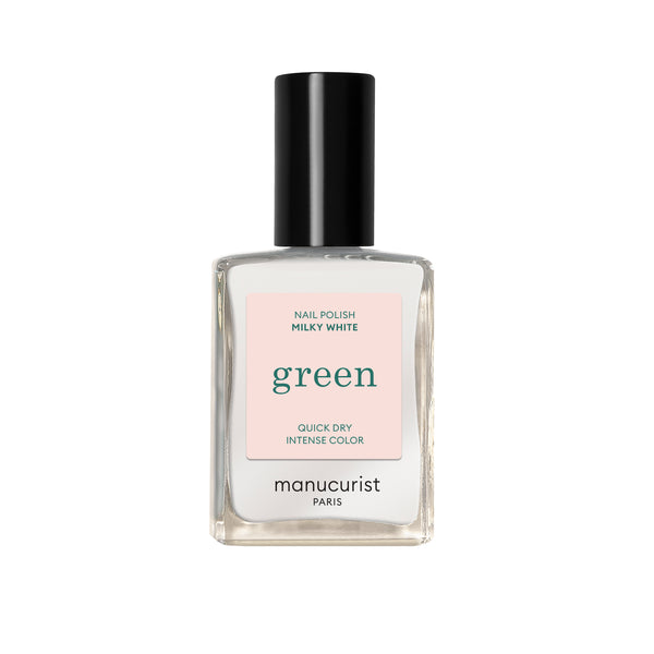 Manucurist Green schnoucí lak na nehty - Milky White (15 ml)