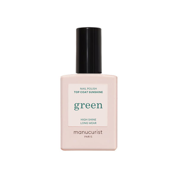 Manucurist Green schnoucí lak na nehty vrchní - Top Coat Sunshine (15 ml)