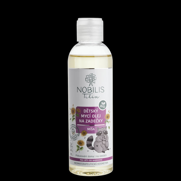 Nobilis Tilia Dětský mycí olej na zadečky Míša BIO (200 ml)
