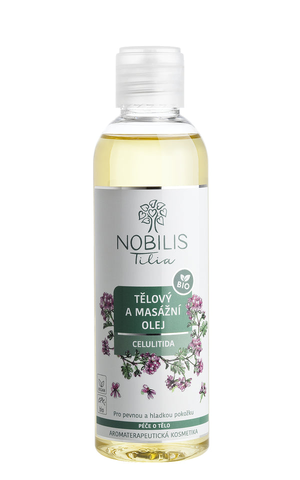 Nobilis Tilia Tělový a masážní olej Celulitida BIO (200 ml)