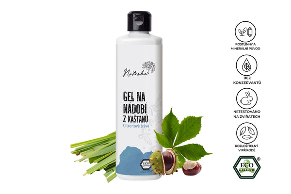 Natasha Gel na nádobí z kaštanů Citronová tráva