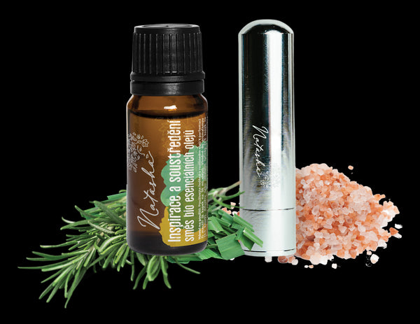 Natasha Aroma sada s inhalátorem - Inspirace a soustředění