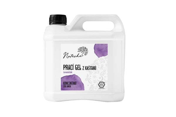 Natasha Prací gel z kaštanů Levandule - koncentrát