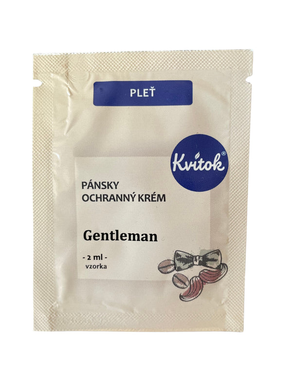 Kvitok Pleťový krém pro muže Gentleman - vzorek (2 ml)
