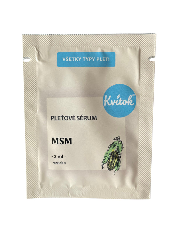 Kvitok Pleťové sérum – MSM - vzorek (2 ml)