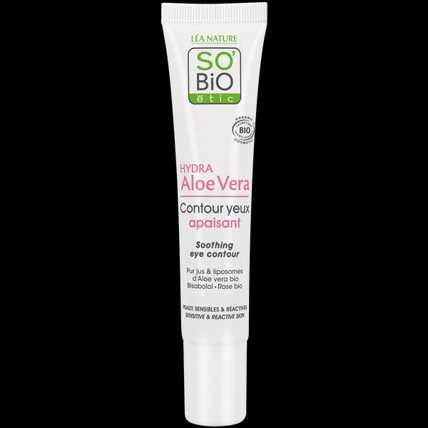 SO’BiO étic Krém kolem očí zklidňující s Aloe Vera BIO (15 ml)