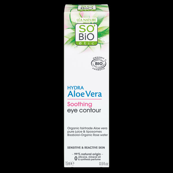 SO’BiO étic Krém kolem očí zklidňující s Aloe Vera BIO (15 ml)