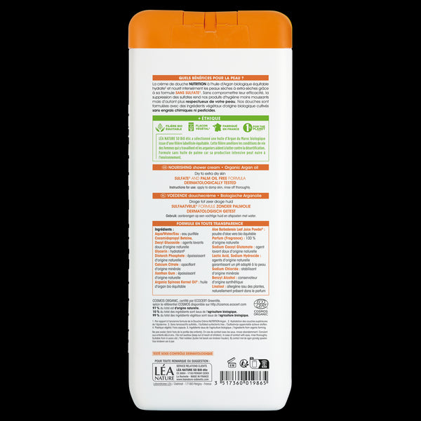 SO’BiO étic Krém sprchový NUTRITION s arganovým olejem BIO (650 ml)