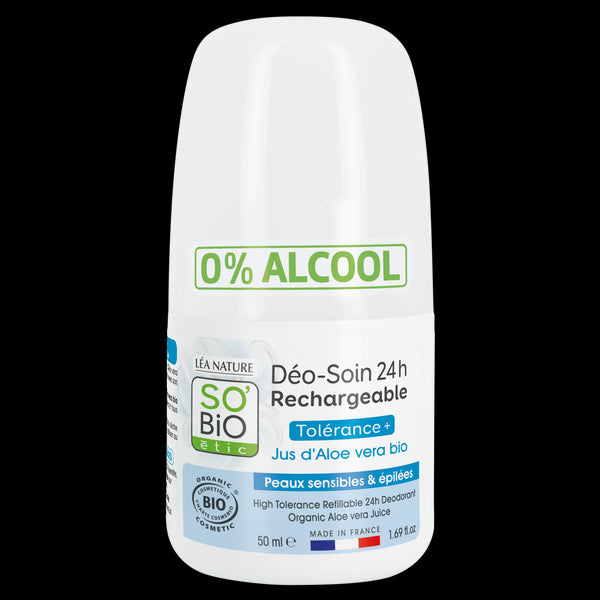 SO’BiO étic Deodorant roll-on 24h - Tolerance+ s Aloe vera BIO (50 ml)