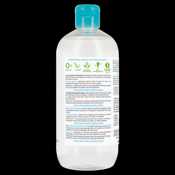 SO’BiO étic Voda micelární hydratační s Aloe vera BIO (500 ml)
