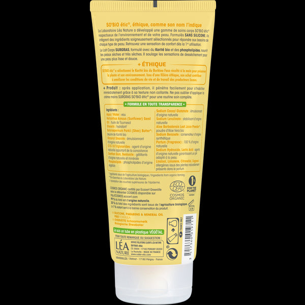 SO’BiO étic Mléko tělové ultra výživné s karité BIO (200 ml)