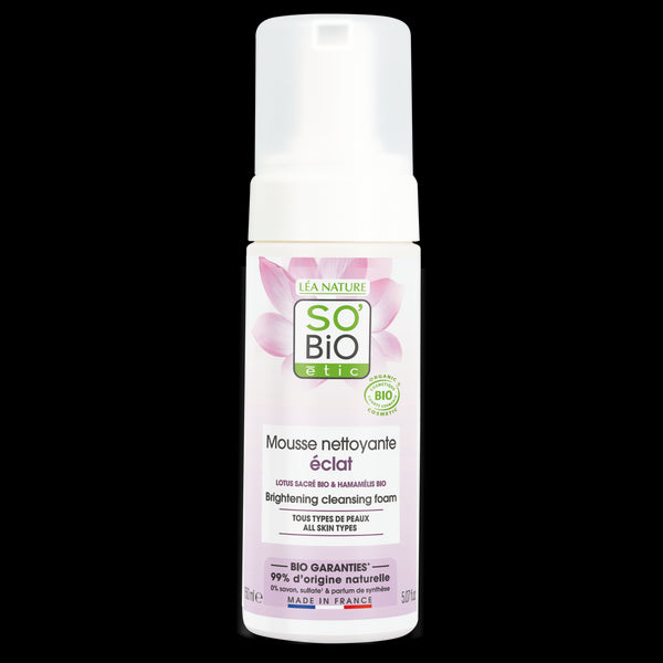 SO’BiO étic Pěna čisticí pro dokonalou pleť BIO (150 ml)