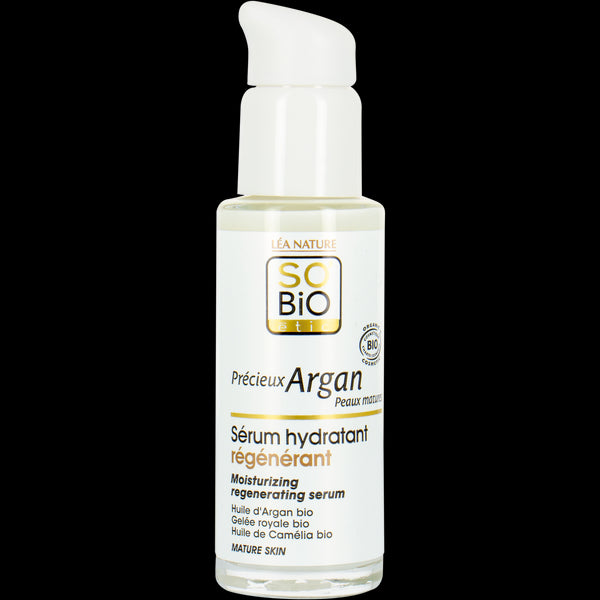 SO’BiO étic Anti-Age Precieux Argan Sérum hydratační a regenerační GOLD BIO (30 ml)