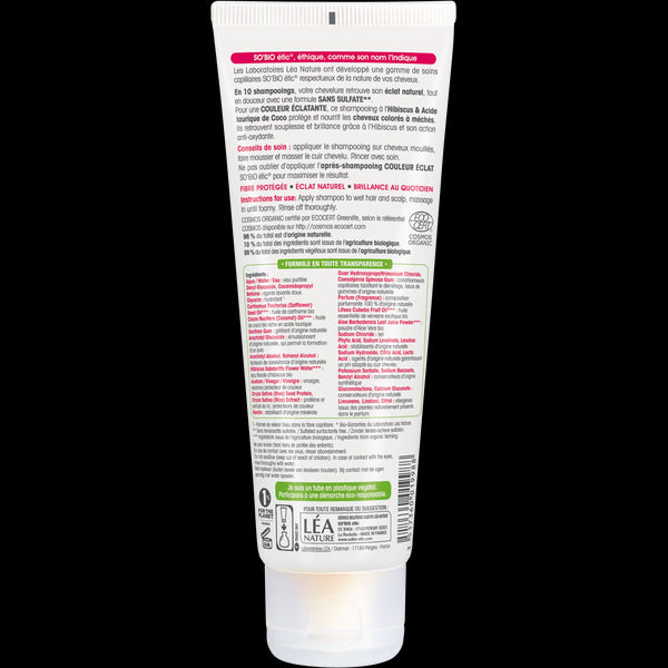 SO’BiO étic Šampon pro barvené a melírované vlasy s ibiškem BIO (250 ml)