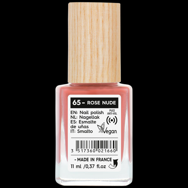 SO’BiO étic Lak na nehty - 65 růžová nude (11 ml)